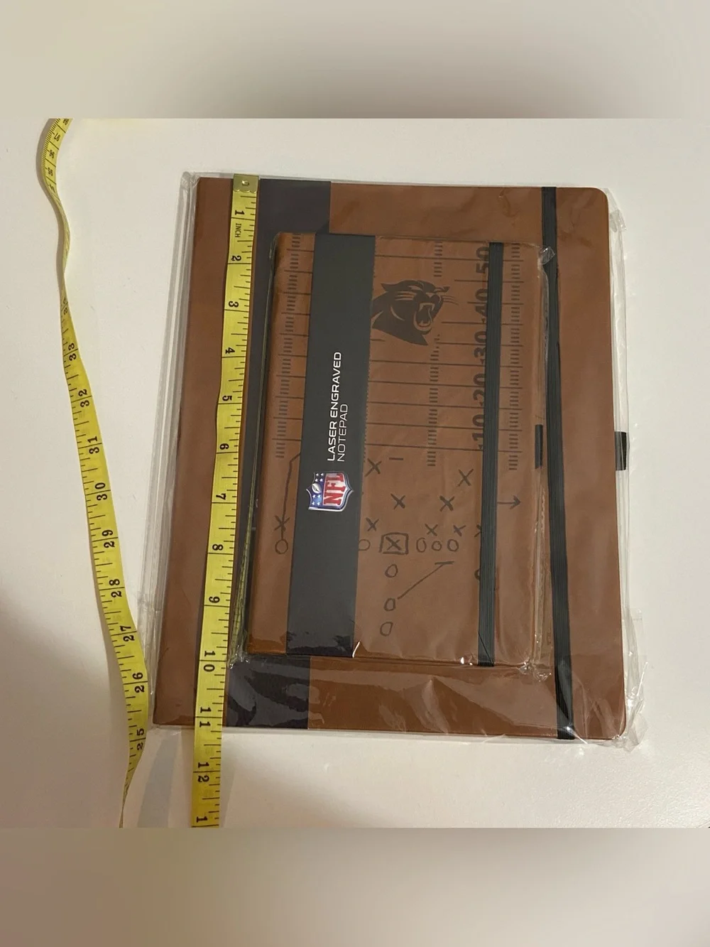 NFL Carolina Panthers Laser Engraved Notepad and Pen Set